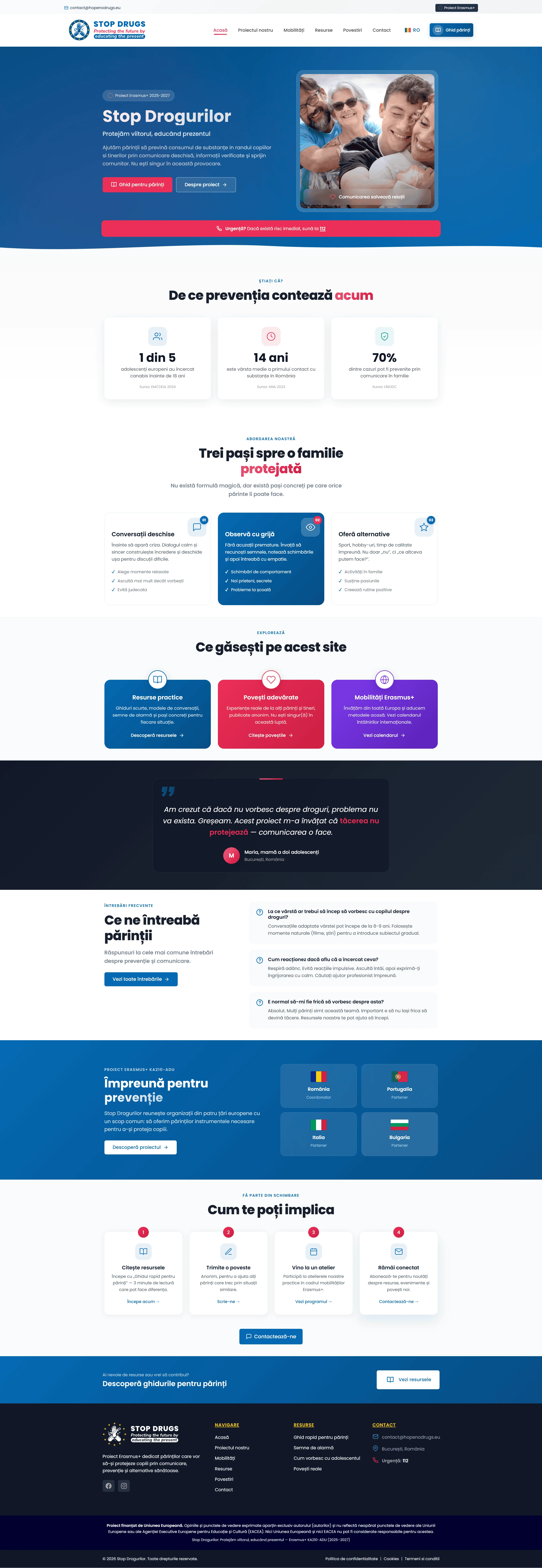 Hope No Drugs — An EU-Funded Prevention Platform — full website