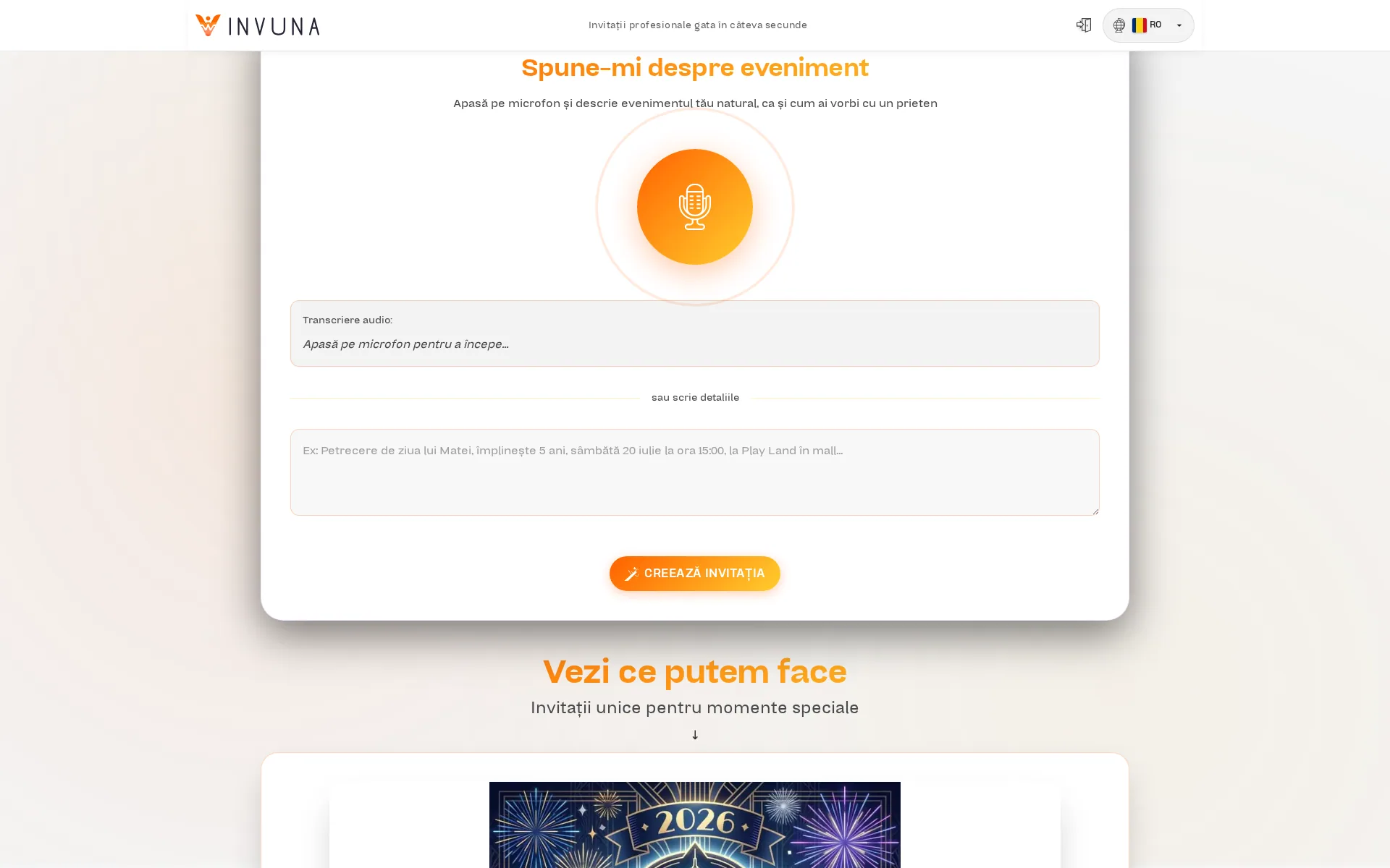 Invuna's generation flow